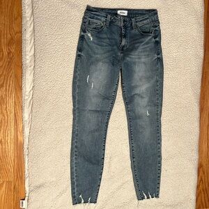 Pistola Arielle Skinny Scissor Cut Hem Jean - 27